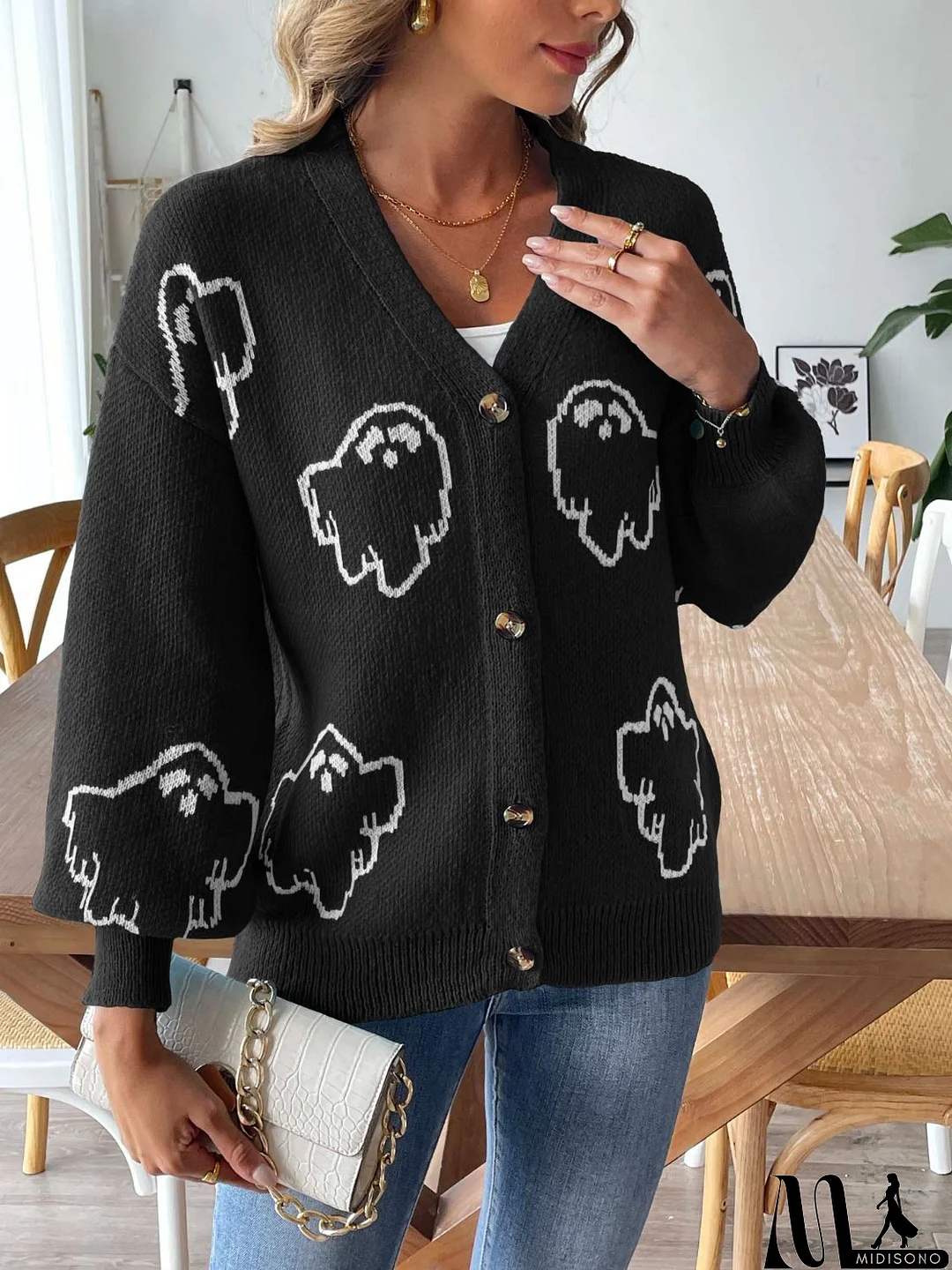 MidiSono - Elegant and Casual Cardigan