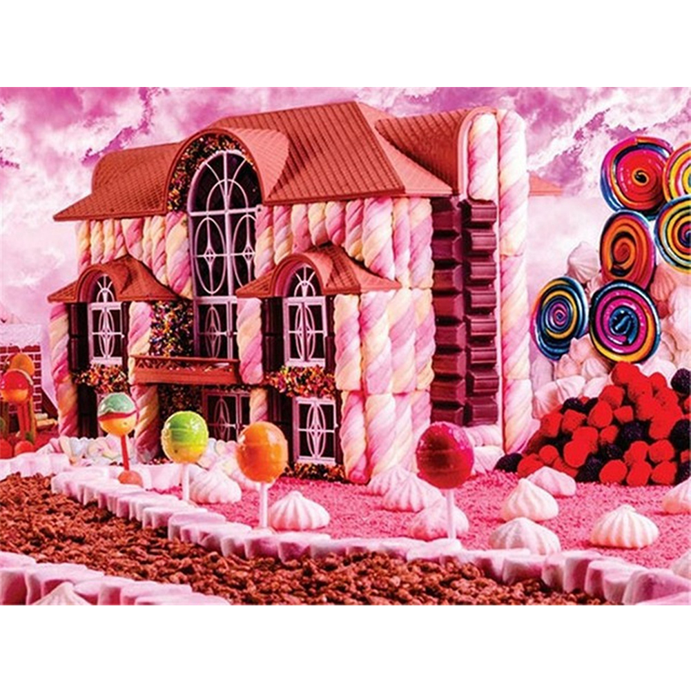 

Candy House - Round Drill Diamond Painting - 50*40CM, 501 Original