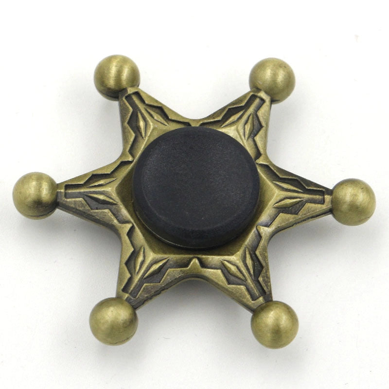 Creative Zinc Alloy Bronze Hand Spinner Finger Rotating Decompression Toy