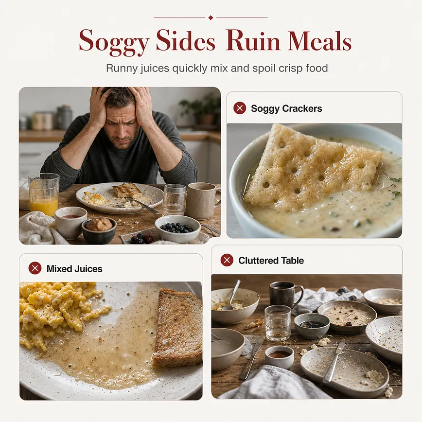 Keep dips perfectly separate
