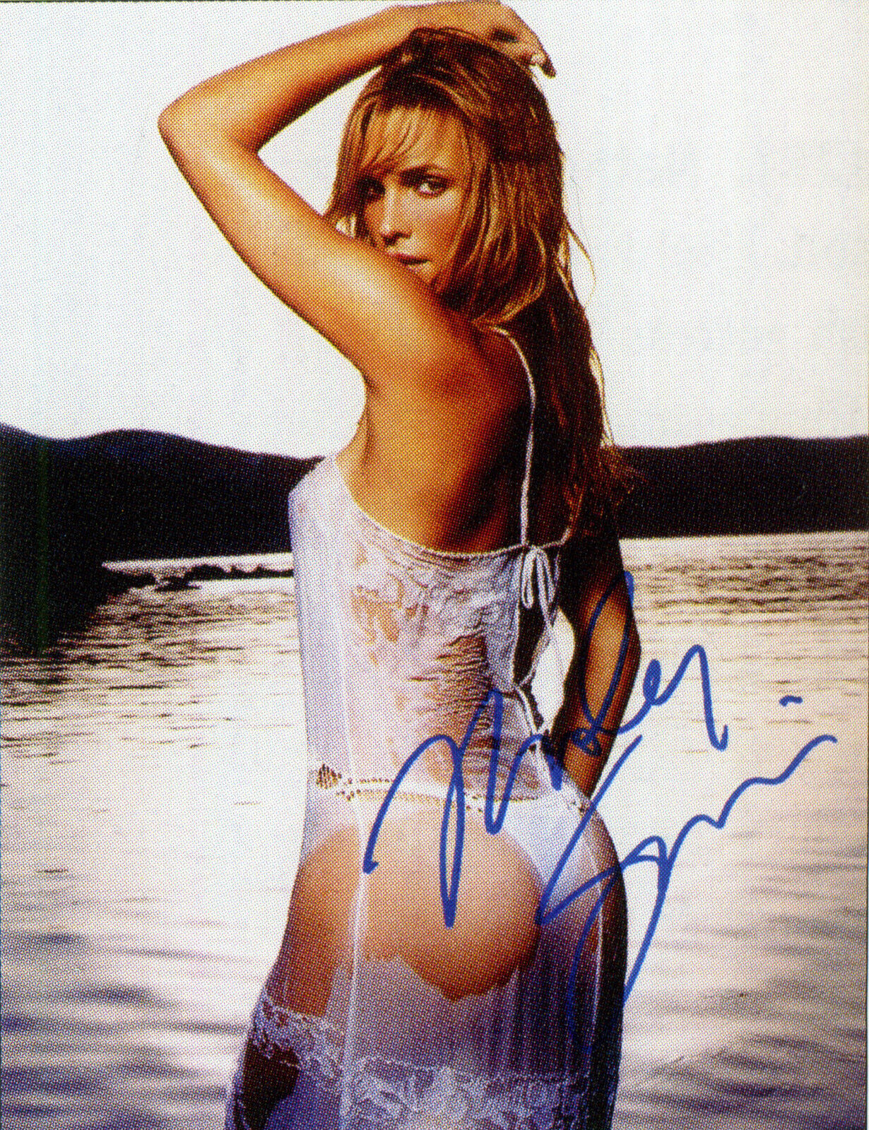 MOLLY SIMS Signed 'Lingerie' Photo Poster paintinggraph - Film Actress / Model - Preprint