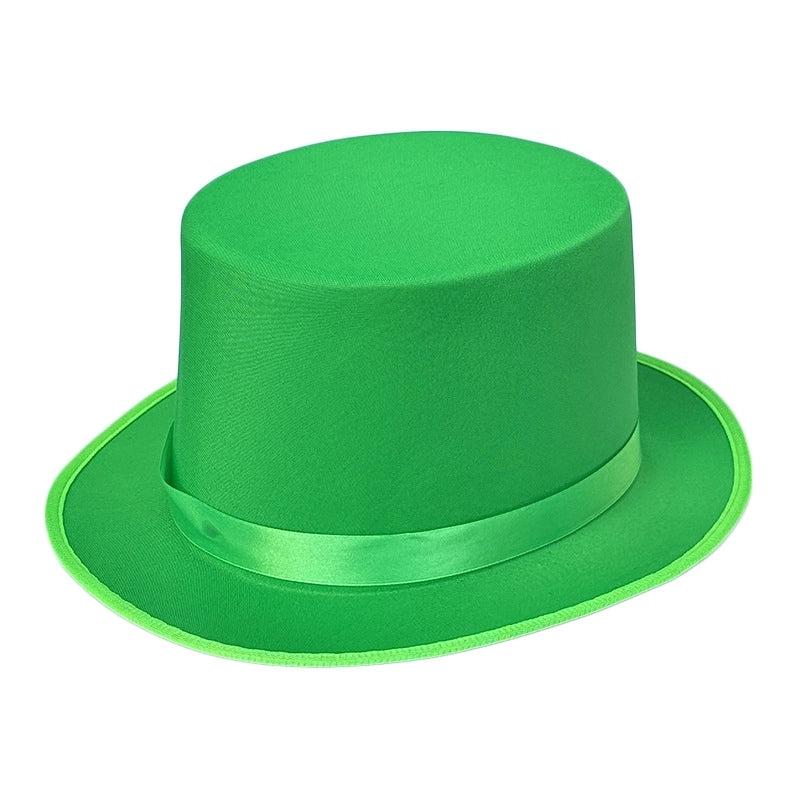 High Hat Retro British Gentleman Jazz Hat Magician Hat Performance Sequin Hat Rain Silk High Barrel Top Hat Non-woven Fabric