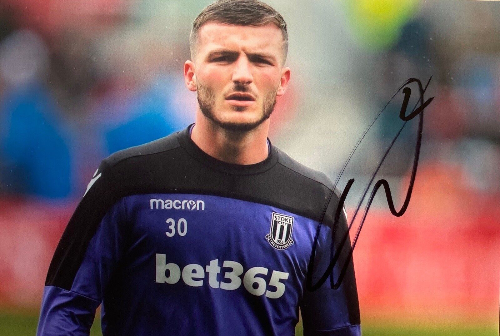 Tom Edwards Hand Signed 6X4 Photo Poster painting - Stoke City