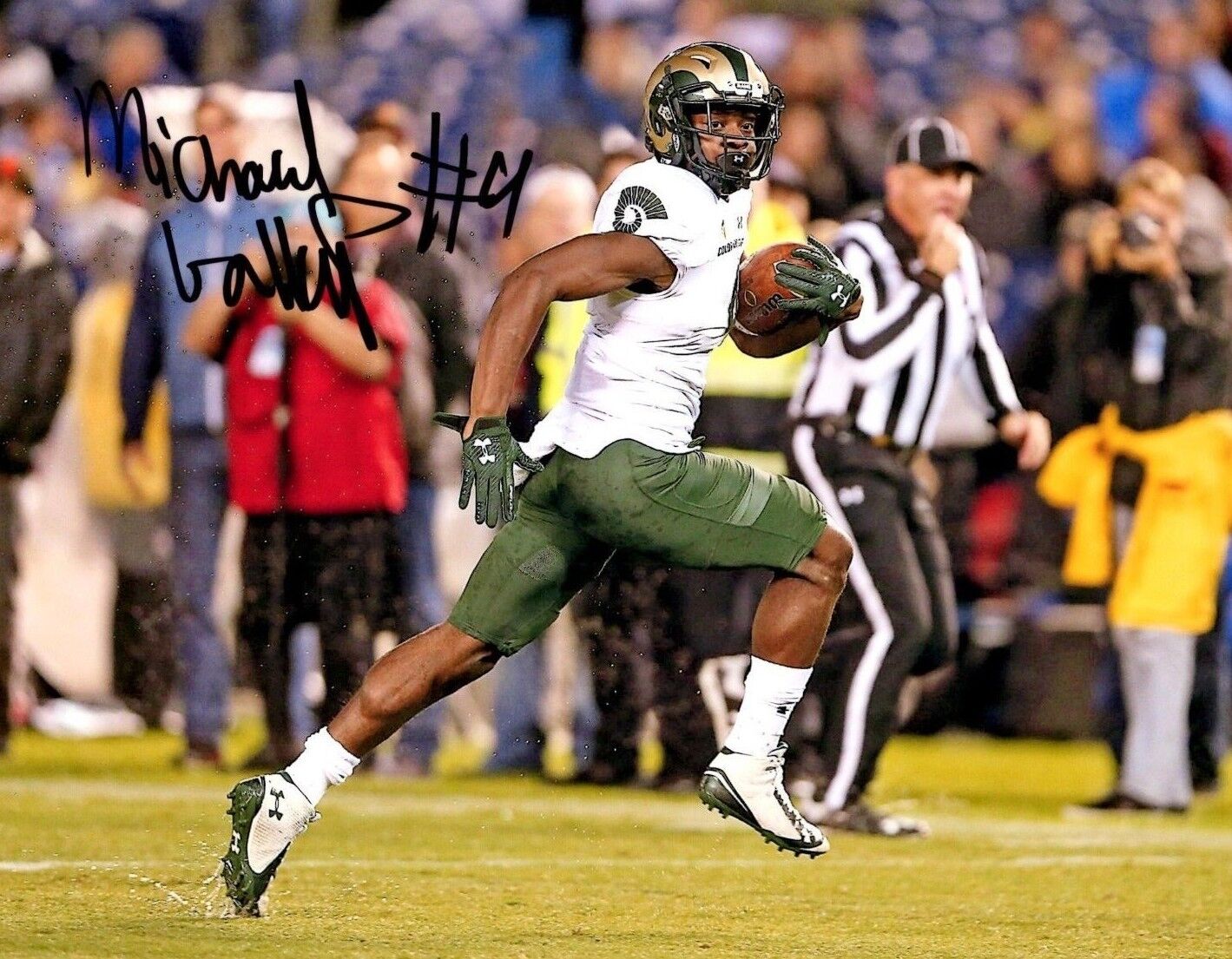 Michael Gallup Colorado State Rams signed autographed 8x10 football Photo Poster painting f