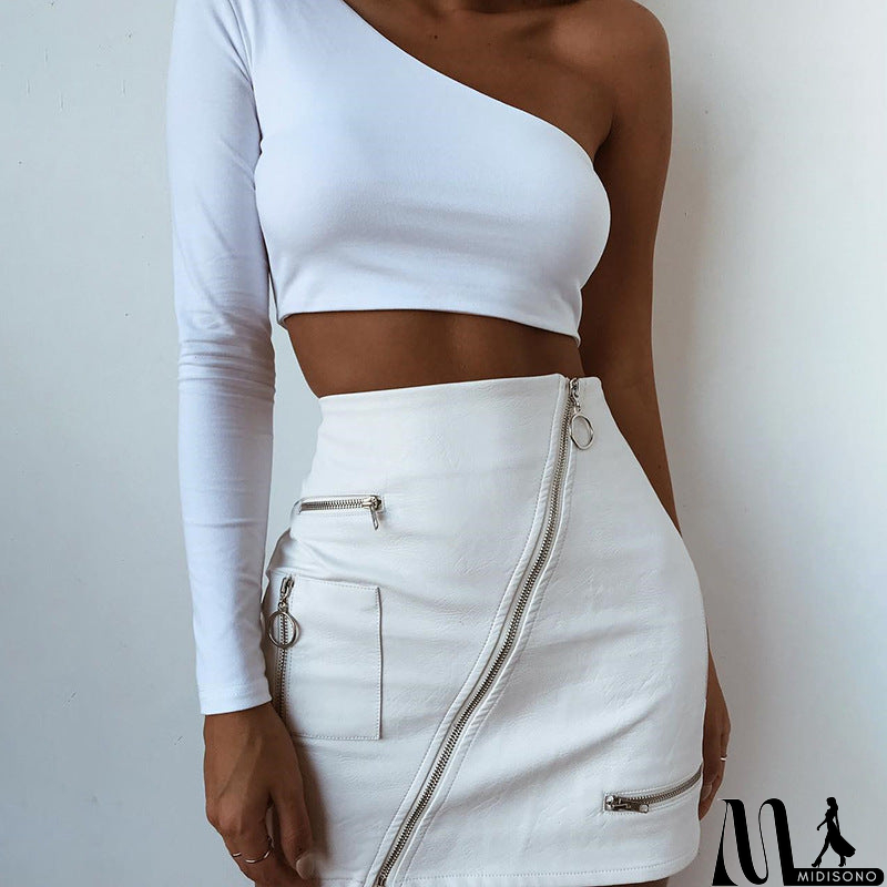 MidiSono - Women'S Sexy Zipper Bag Hip Skirt