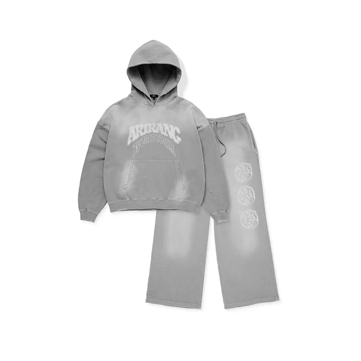 BTS ARIRANG World Tour Hoodie & Pants Set-up (Gray)