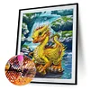 Diamond Painting-DIY Crystal Rhinestone Yellow Pterosaur