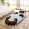 Plush Cat Envelope Sleeping Bag 68.9x31.5Inch Camping Sleeping Bags for Adults Camping Sleepovers & Home Lounging