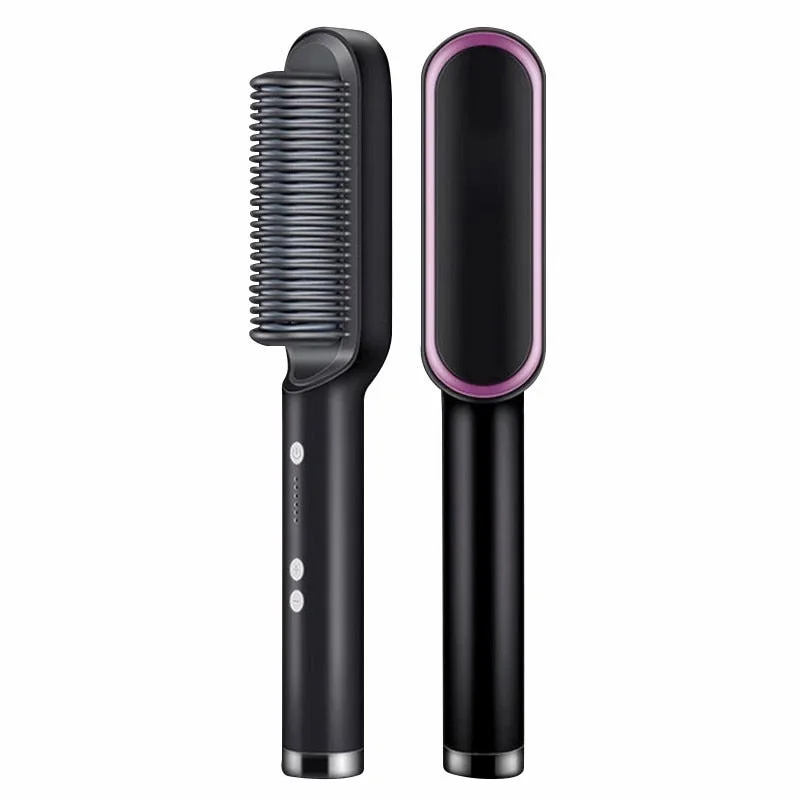 Hair Straightener Comb Curling Iron