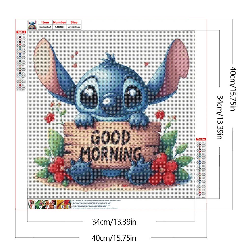 Diamond Painting - Full Round Drill - Stitch(Canvas|40*40cm)