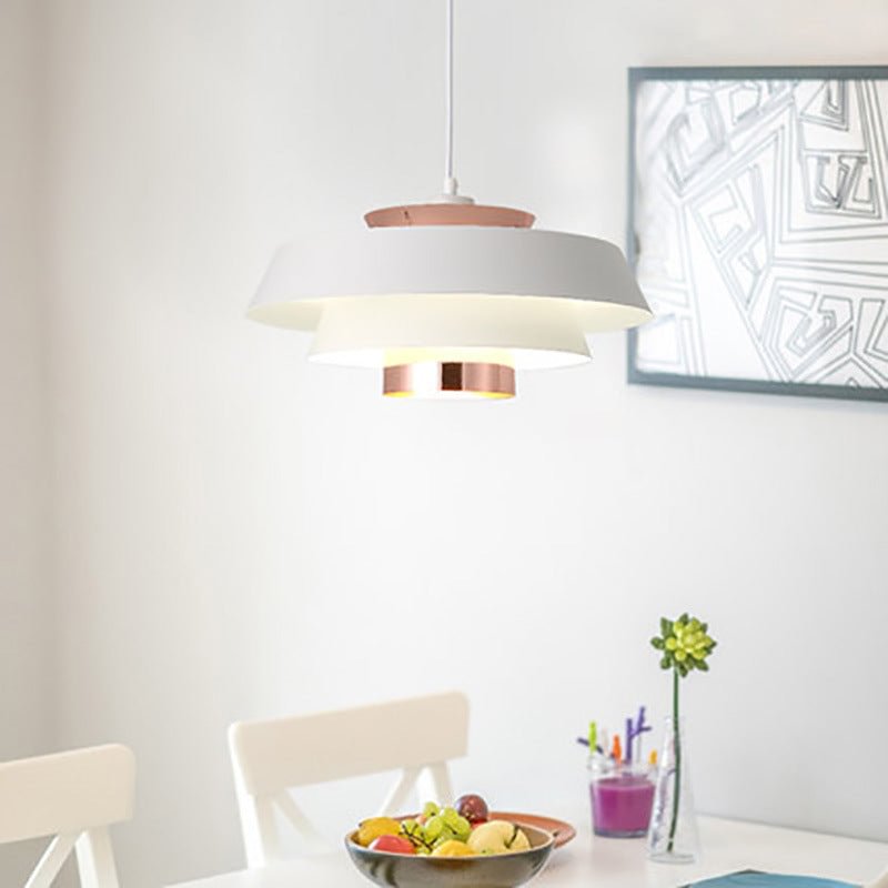 Nordic Led Dining Room Chandelier Wrought Iron Pendant Lamp