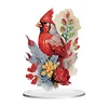Diamond Painting Acrylic Cardinal Desktop Ornaments Kit