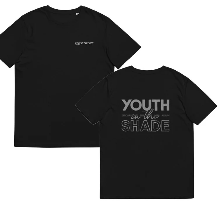 ZEROBASEONE ZB1 Album YOUTH IN THE SHADE Logo T-shirt