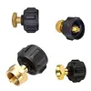 Gas Cylinder Tank Coupler Brass Propane Bottle Filler Adapter for Camping Picnic