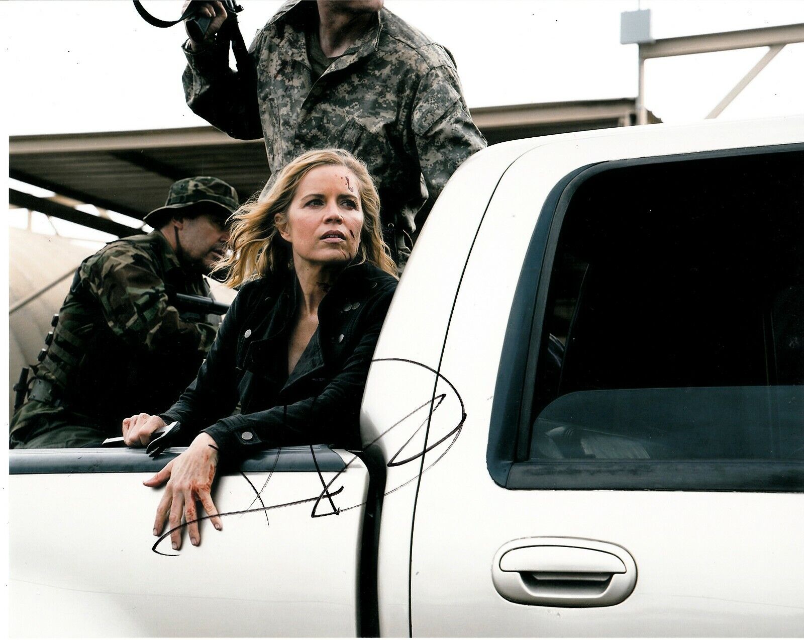 KIM DICKENS SIGNED FEAR THE WALKING DEAD Photo Poster painting UACC REG 242 (3)