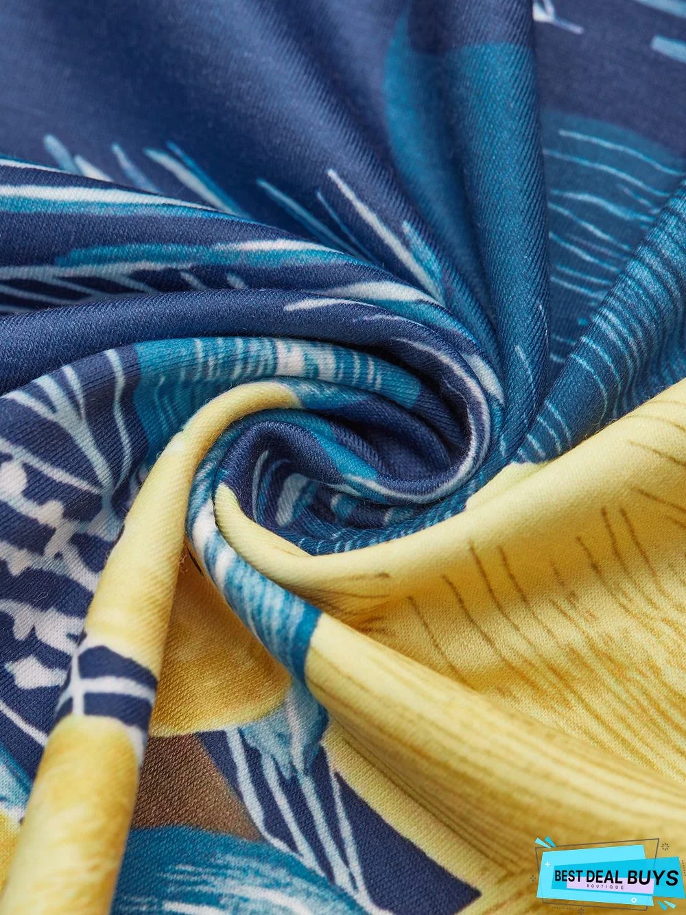 Halter Floral Casual Sleeveless Knitting Dress