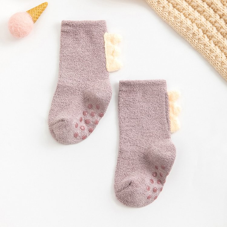   Plush Super Thick Baby Sleep Socks Baby Children Floor Socks