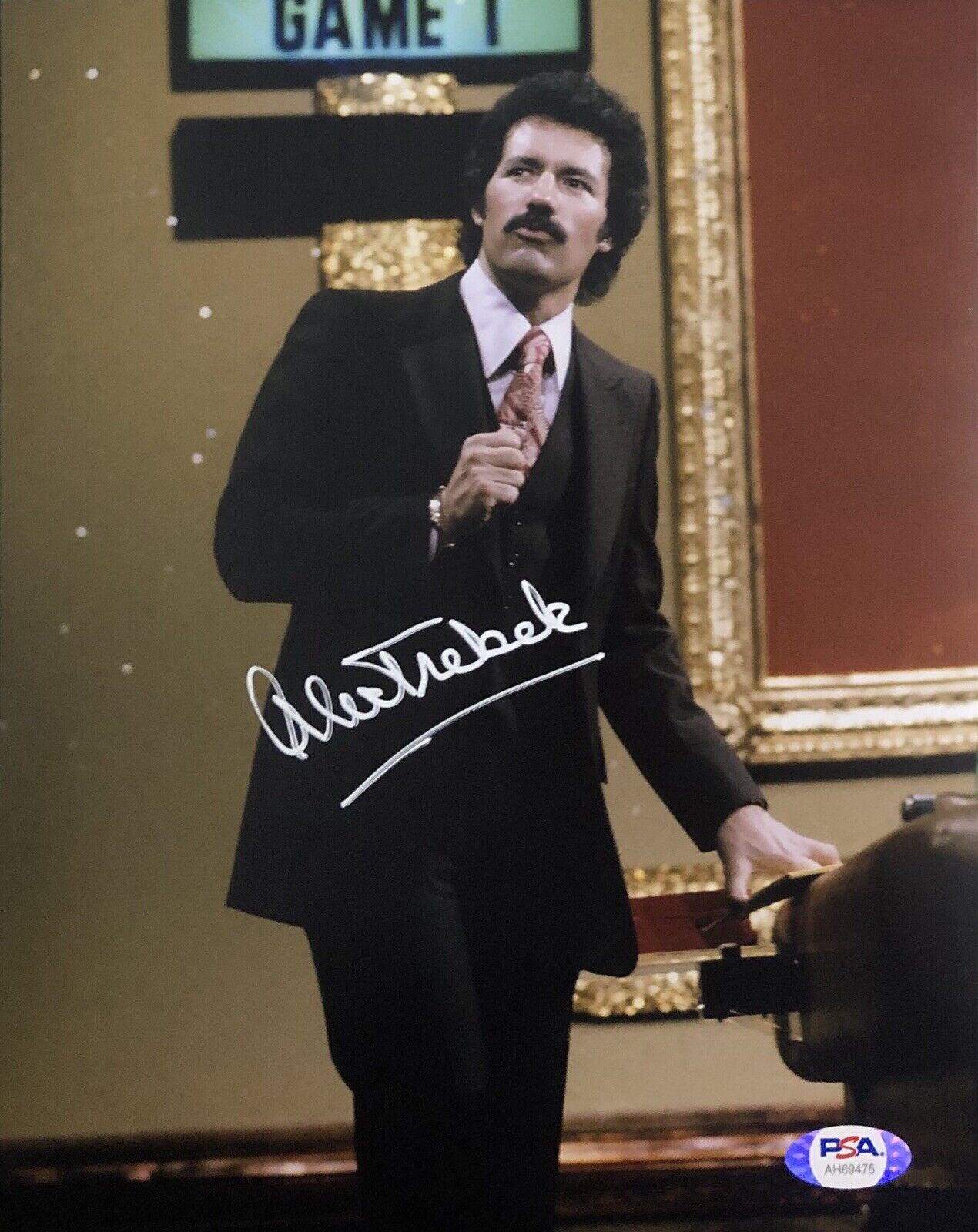 Alex Trebek Signed Autographed Jeopardy 8x10 Photo Poster painting TV Star James Psa/Dna