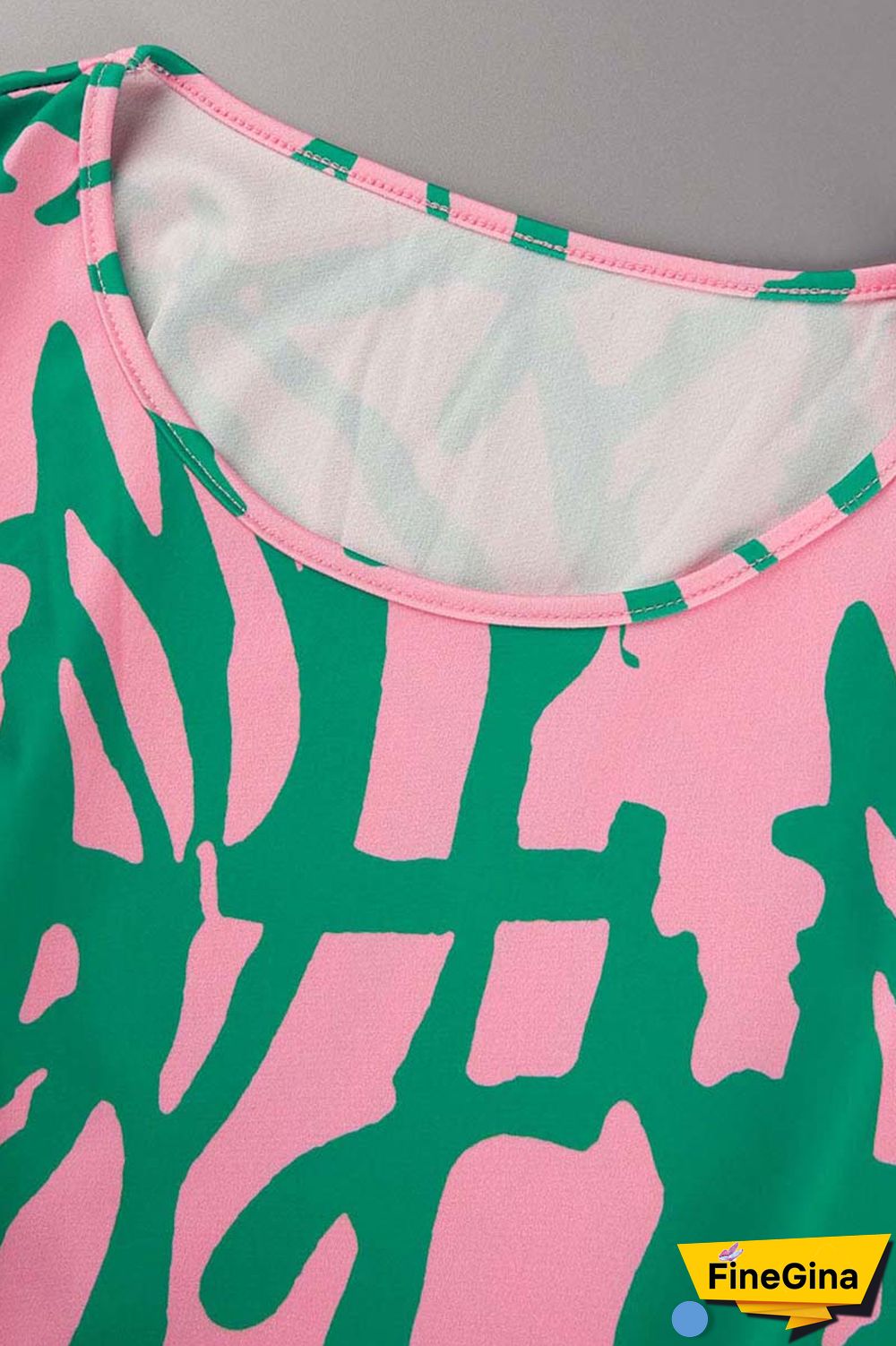 Khaki Casual Print Patchwork O Neck Long Sleeve Dresses