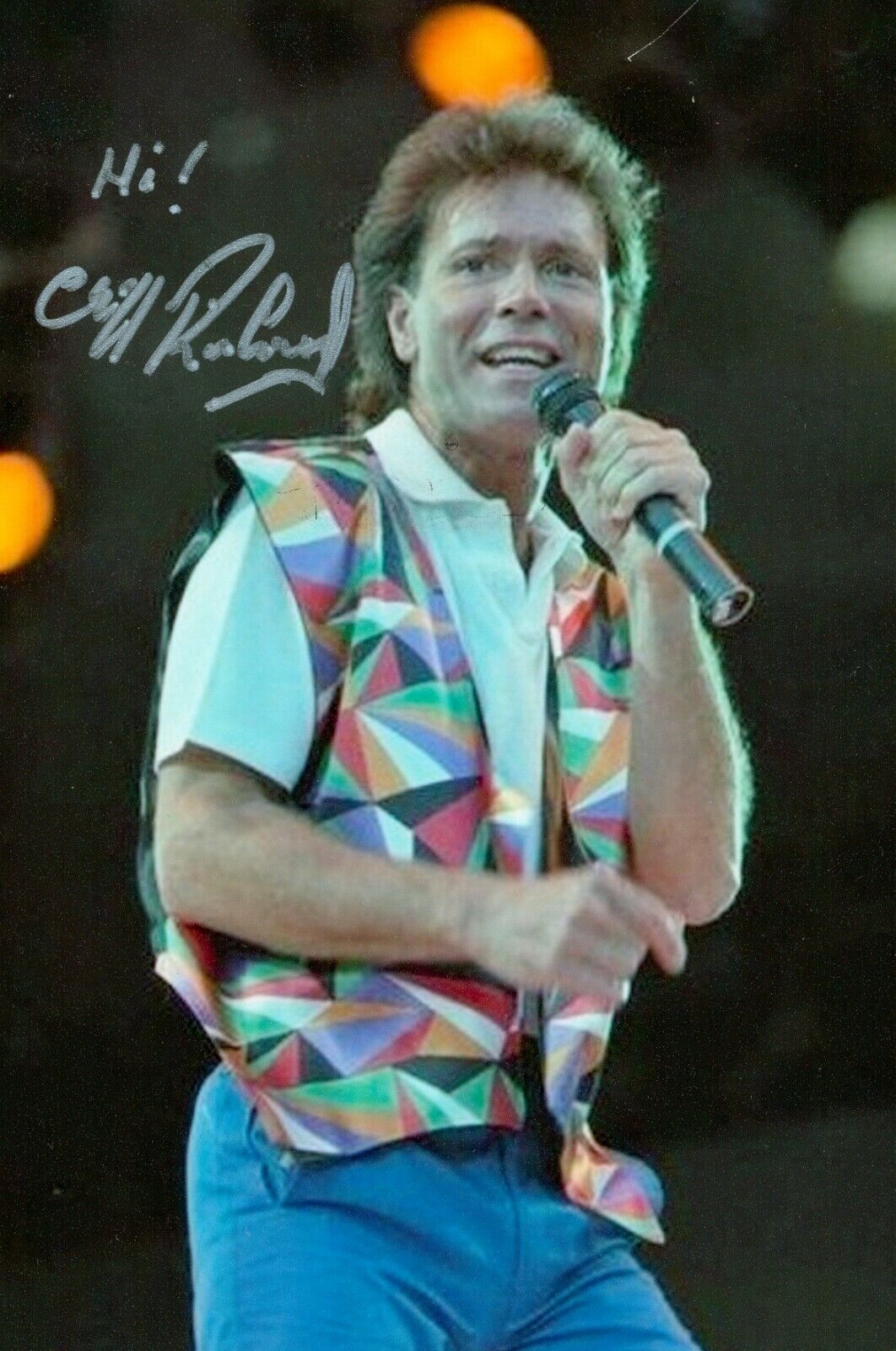 SLIGHT DAMAGED Sir Cliff Richard Signed 6x4 Photo Poster painting Summer Holiday Autograph + COA