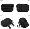 Klein Molle Tasche Taktisch Utility Pouch EDC Zusatztasche Militär Pouch molle Mini Werkzeugtasche für Rucksack Multifunktional Schultertasche Crossbody Umhängetasche Bag für Wandern Camping