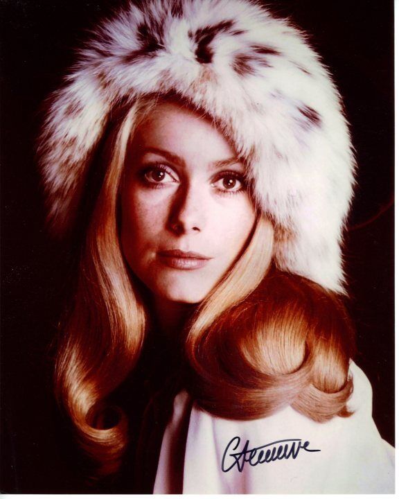 CATHERINE DENEUVE signed THE APRIL FOOLS CATHERINE GUNTHER 8x10 Photo Poster painting