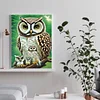 Diamond Painting-DIY Full Round Drill Owl