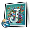 Butterfly Flower J 5D Partial Drill DIY Diamond Painting Kit 30*30cm