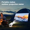 Home Theater Projector Portable 4K Outdoor Android 11 Dual Wifi6 200 ANSI Bundle