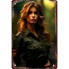 Army Girl - Vintage Metal Signs(8*12Inch/12*16Inch)-Pin-up-girls