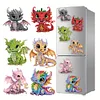 6Pcs Acryl Drache - 5d DIY Handwerk Aufkleber Magnet