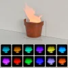 Flower Pot Projection Night Light Home Decoration Color Charging Night Light
