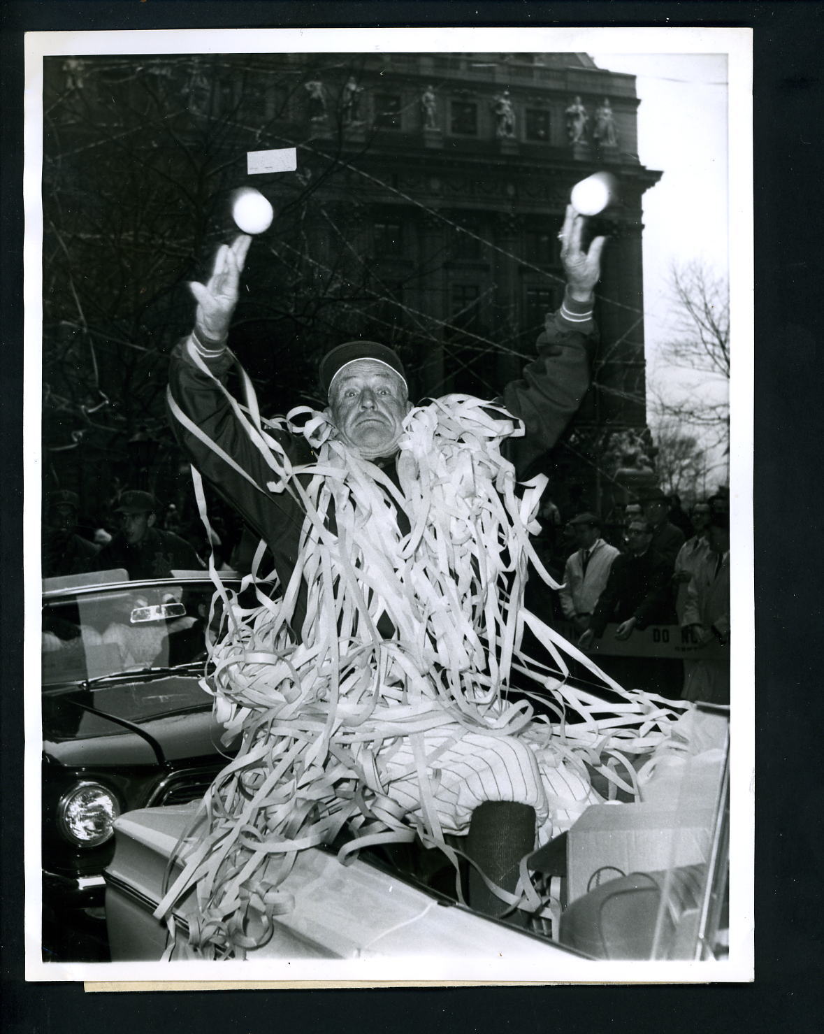 Casey Stengel 1962 Opening Day Welcome Parade Press Photo Poster painting New York Mets