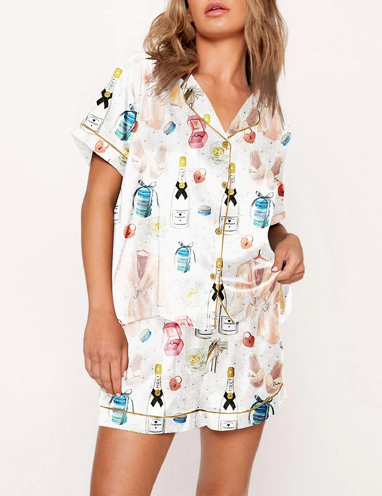 Champagne Glamorous Pajama Set