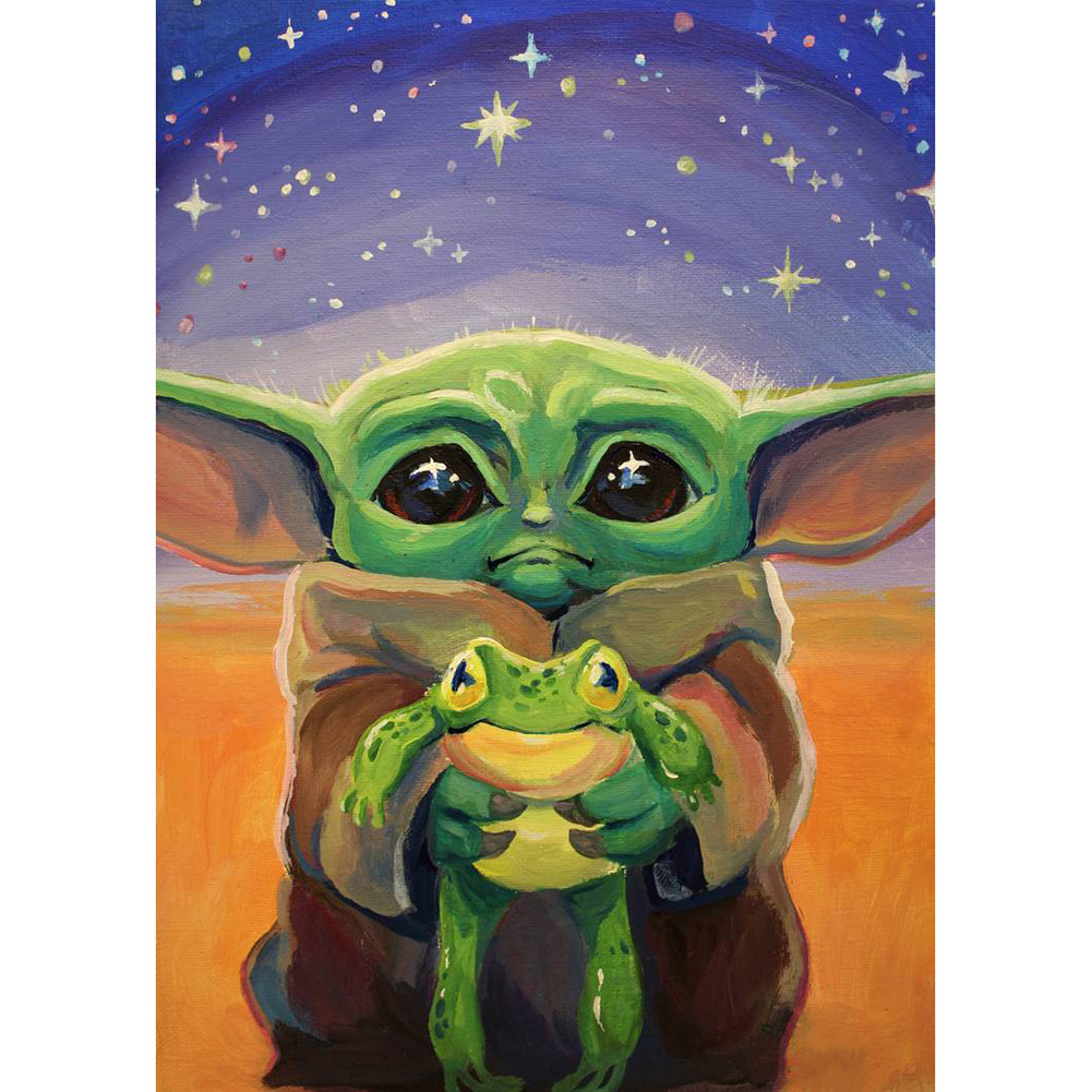 Full Round Diamond Painting Little Yoda