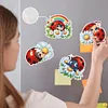 6Pcs Ladybug Diamond Painting Fridge Magnet Diamond Art Magnets Decals Kit