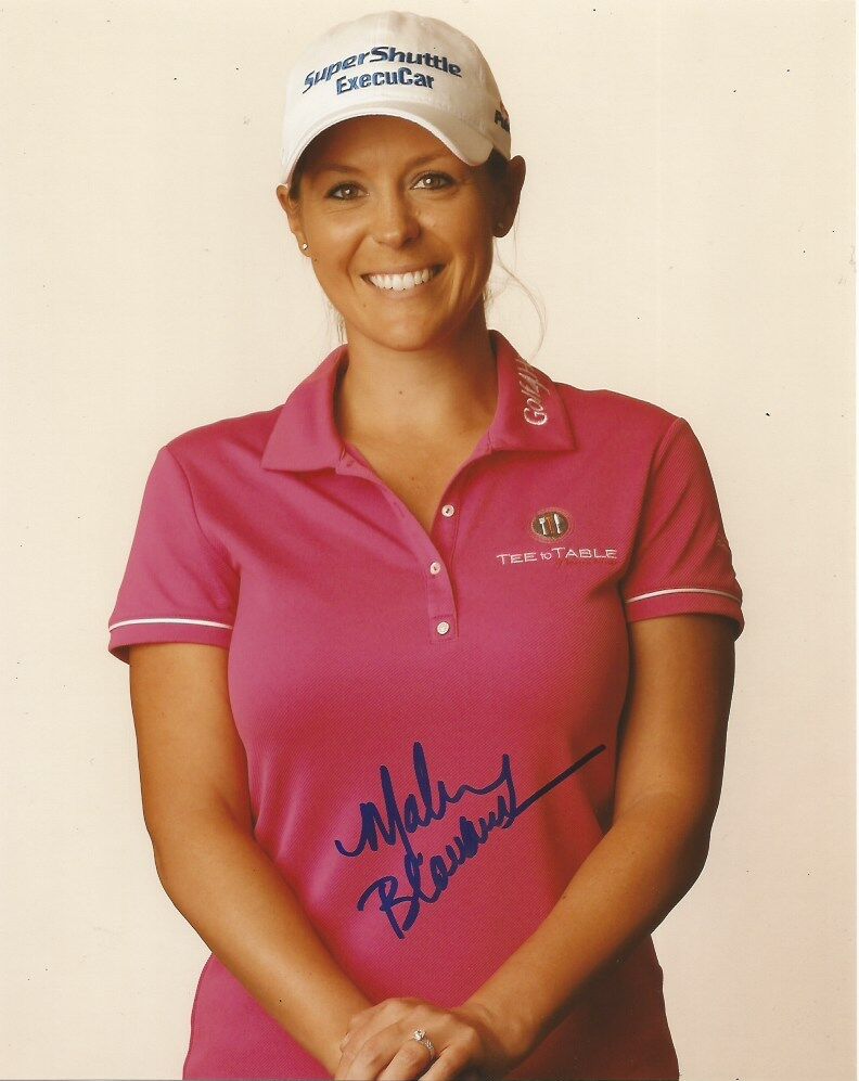 LPGA Mallory Blackwelder Autographed Signed 8x10 Photo Poster painting COA BB