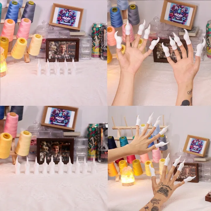 ネイルパーツセット 多数　スファロフスキーなど Fursuit Nail accessories (3D Print)