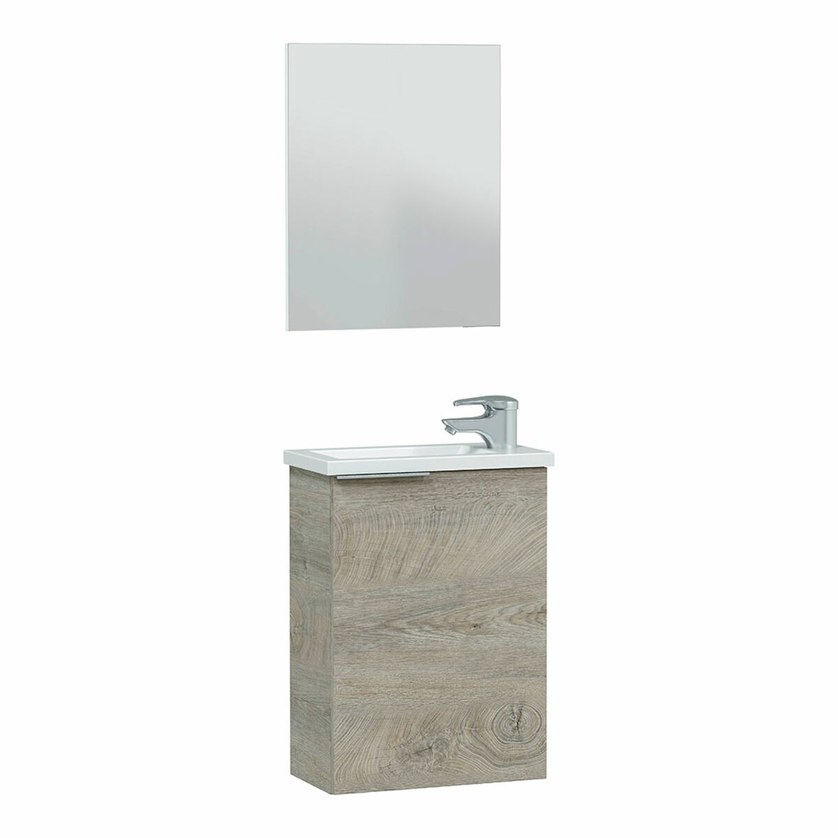 Shelf with hanger and mirror For&eacute;s Brown