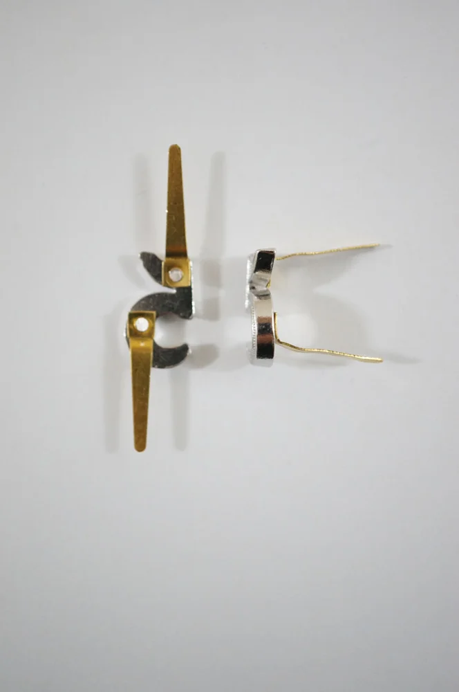   WW2 GermanEM NCO Shoulder Boards Cyphers Silver 18mm 5 2pcs German-Uniform