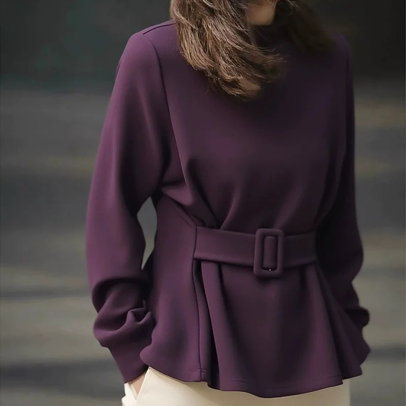 Athvotar Athvotar Year's Popular White Printed Shirt Women 2025 Spring New French Temperament Shirt High-End Long-Sleeved Top