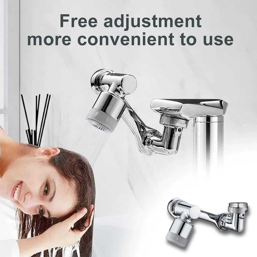 Metal magnetic pull-out three-speed multi-function nozzle