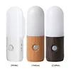 Rechargeable Motion Sensor Night Light Soft Glow Eye-Friendly Versatile Placement Minimalist Wood Battery Operated Shower Lamp for Wardrobe Hallway Closet Stairs