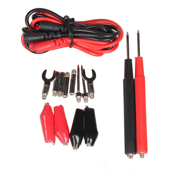 

1 Set Multifunction Digital Multimeter Probe Test Lead Cable Alligator Clip, 501 Original