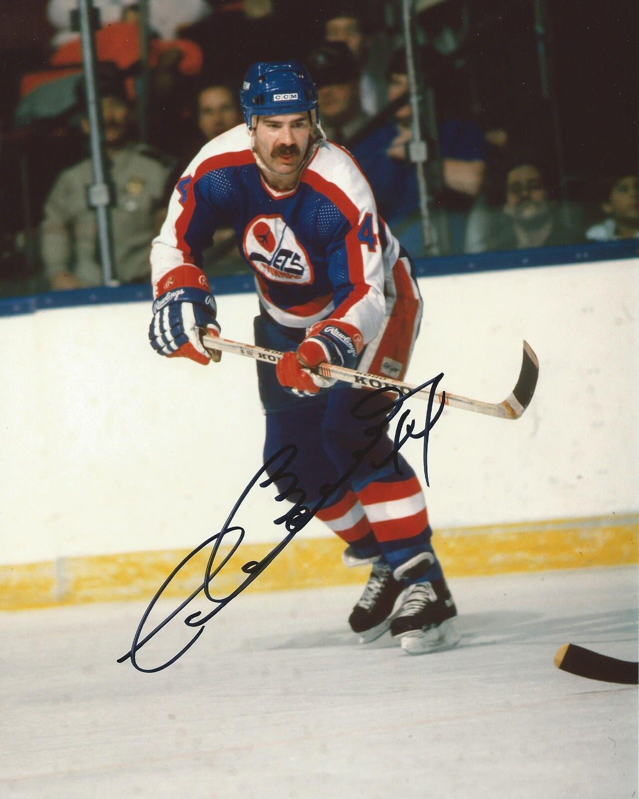 Dave Babych Signed 8x10 Photo Poster painting Winnipeg Jets Autographed COA