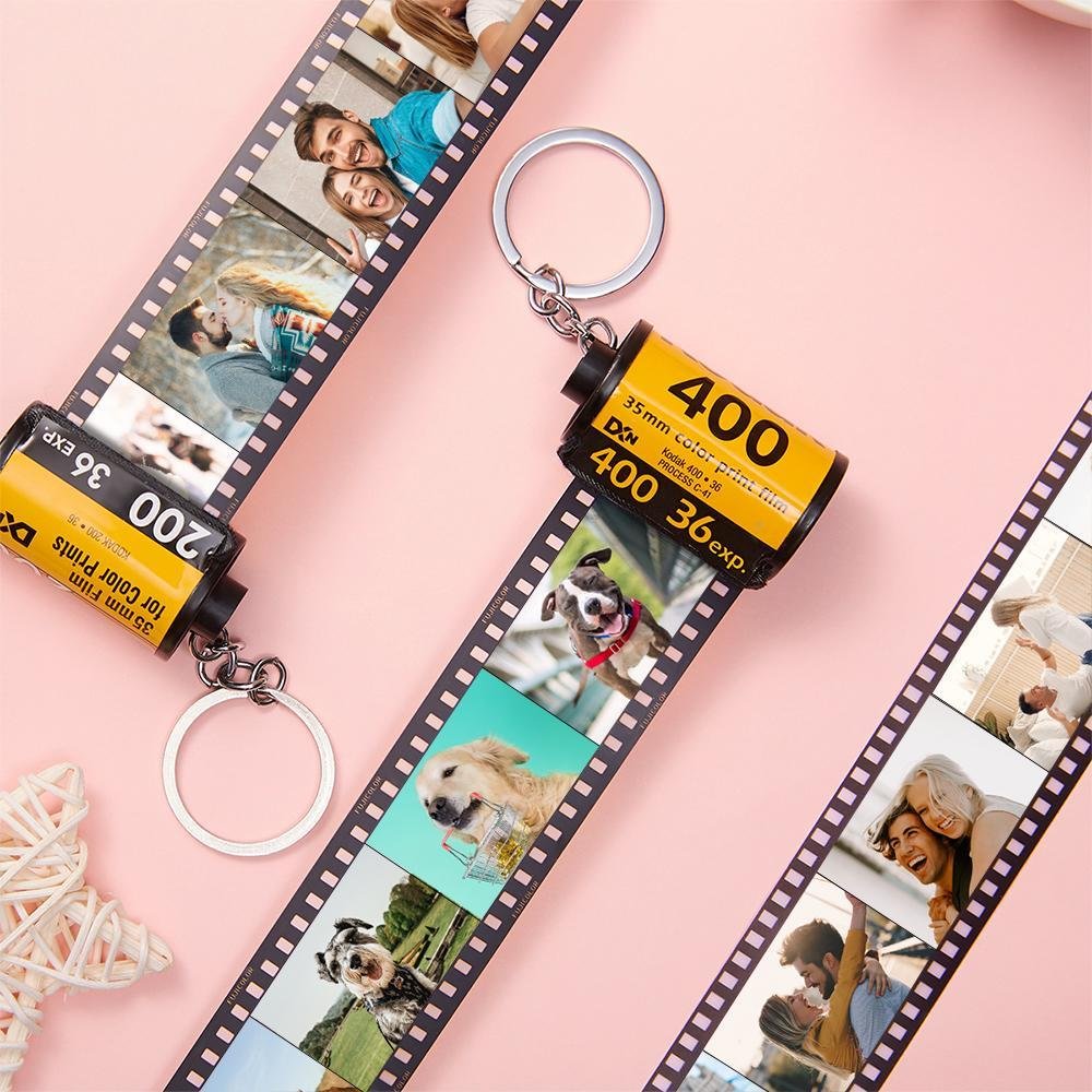 Custom Camera Roll Customizable Film Roll Keychain