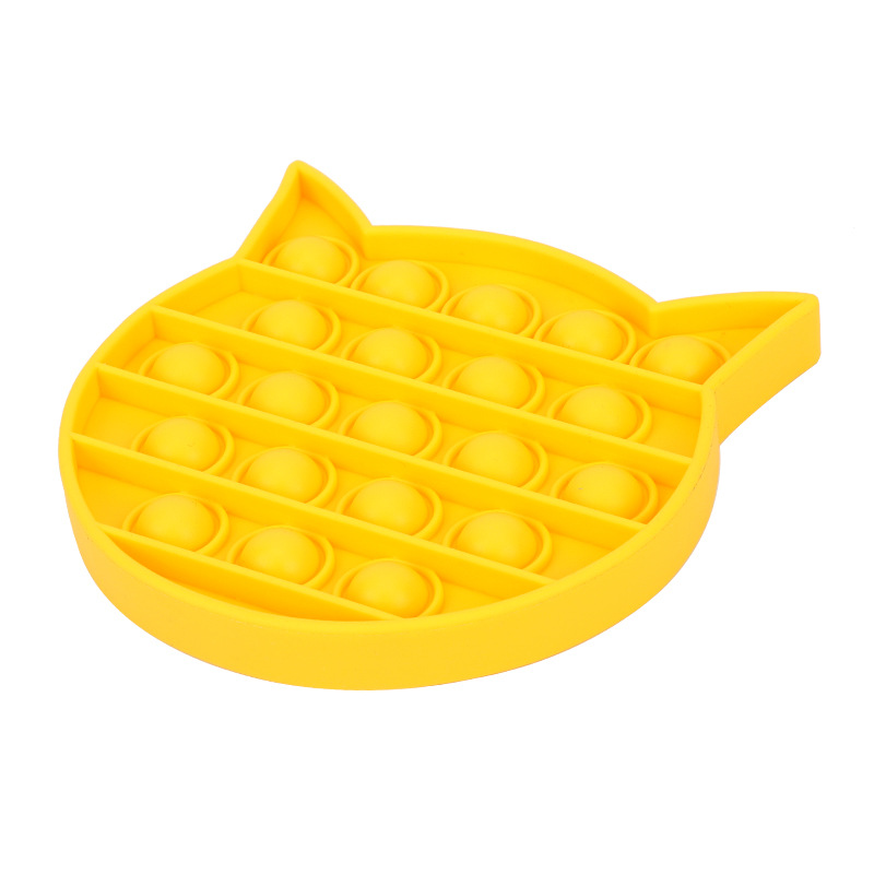 

Cat - Pop It Fidget Toy, Yellow, 501 Original