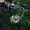 Stainless Steel Gas Canister Hanging Hook with Opener for IGT Camping Table