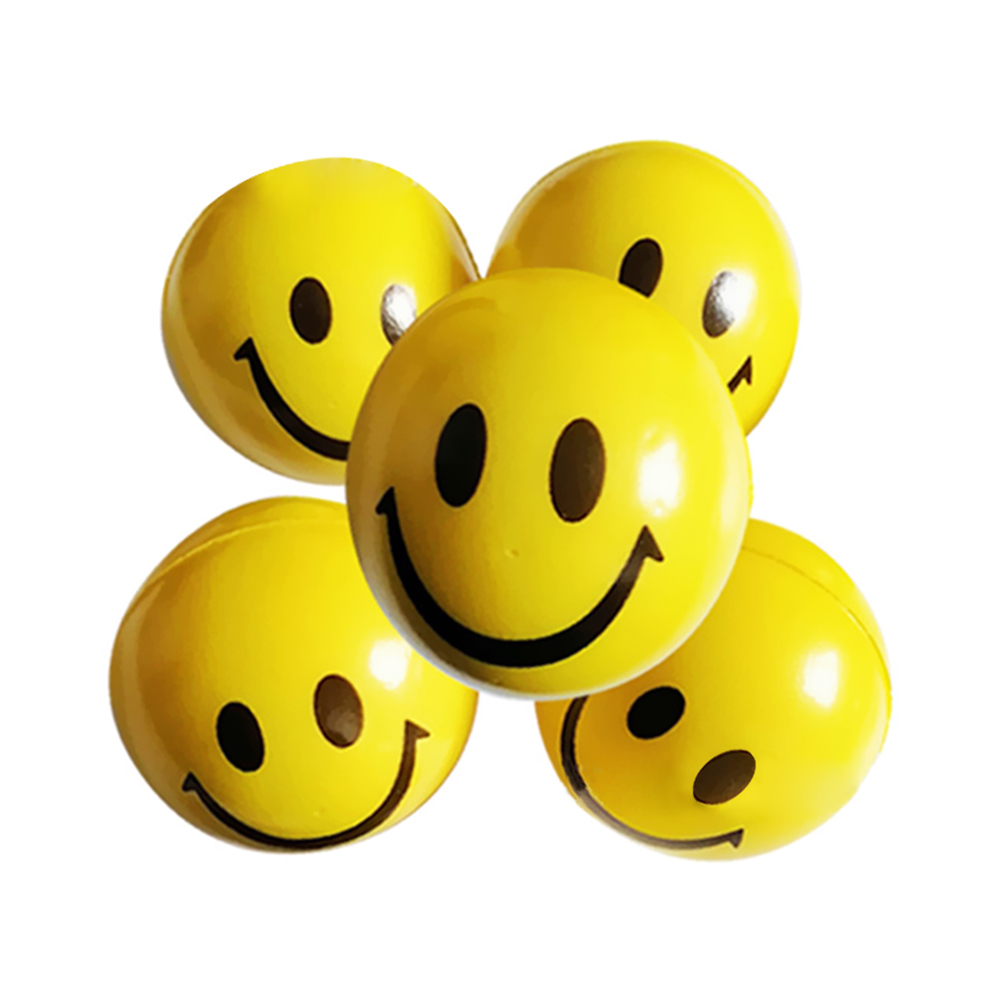 

12pcs/lot Squeeze Funny PU Balls Smile Face Kid Pressure Relief Toys Random, 501 Original