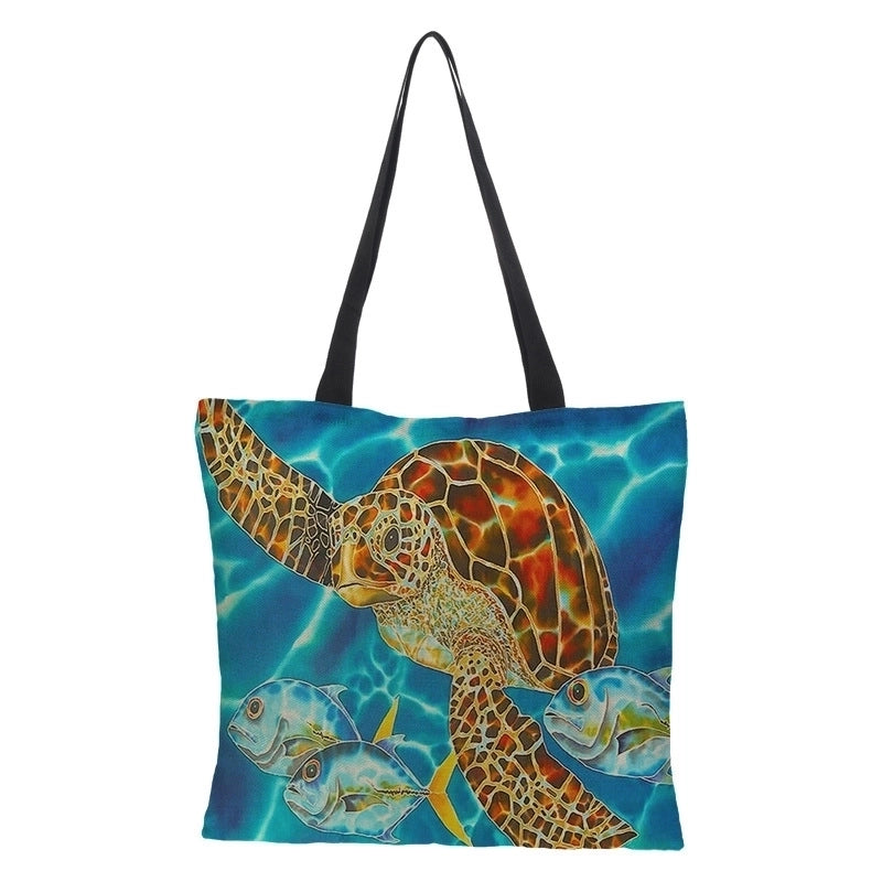3d Print Animal Fashion Handbag Shopping Bags